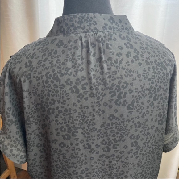 Denver Hayes Casual Moo Moo Style Dress with Pockets Size M Grey and Black. - Picture 5 of 8